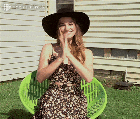 So excited Schitt's Creek